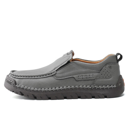 Mens Handcrafted Cowhide Orthopedic Loafers