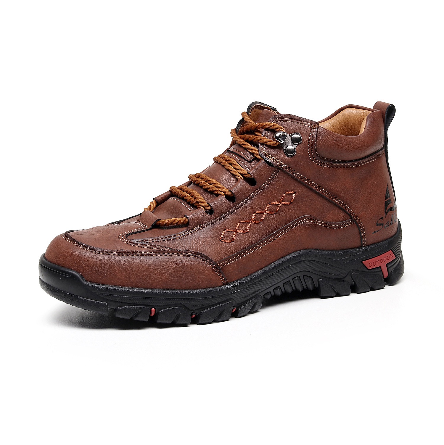 Men's Handcrafted Genuine Leather Orthopedic Arch Support Boots