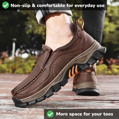 ⏰Last Day! 45% OFF 🔥GARB®Men's Handmade Genuine Leather Orthopedic Walking shoes
