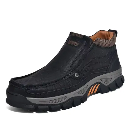 ⏰Last Day! 45% OFF  🔥VELTOE®Men‘s Handmade Genuine Leather Watreproof Orthopedic Boots 