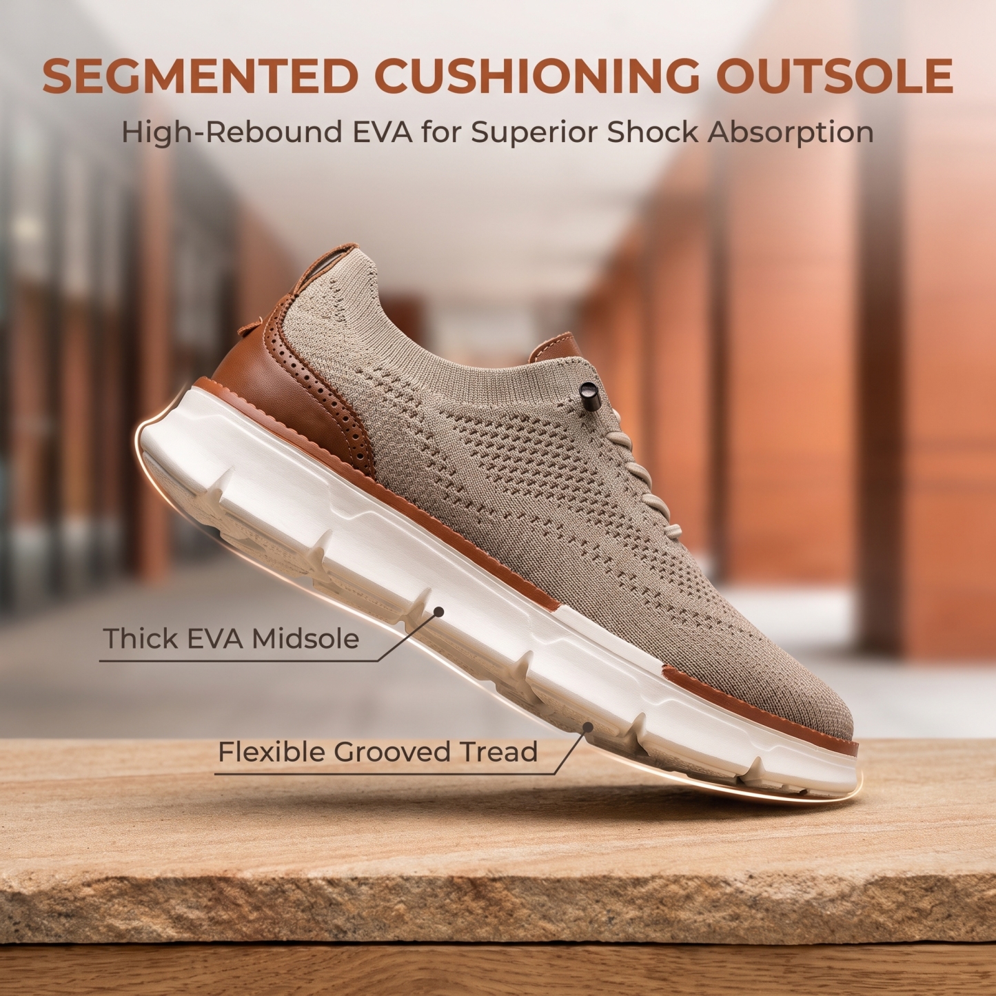 ⏰Last Day! 45% OFF  🔥MANTRAFF®Men's Breathable Knit Casual Dress Shoes Quick Lace-Up Lightweight Walking Shoes