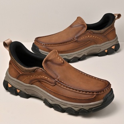 GARB Mens Handmade Cowhide Orthopedic Outdoor Loafers