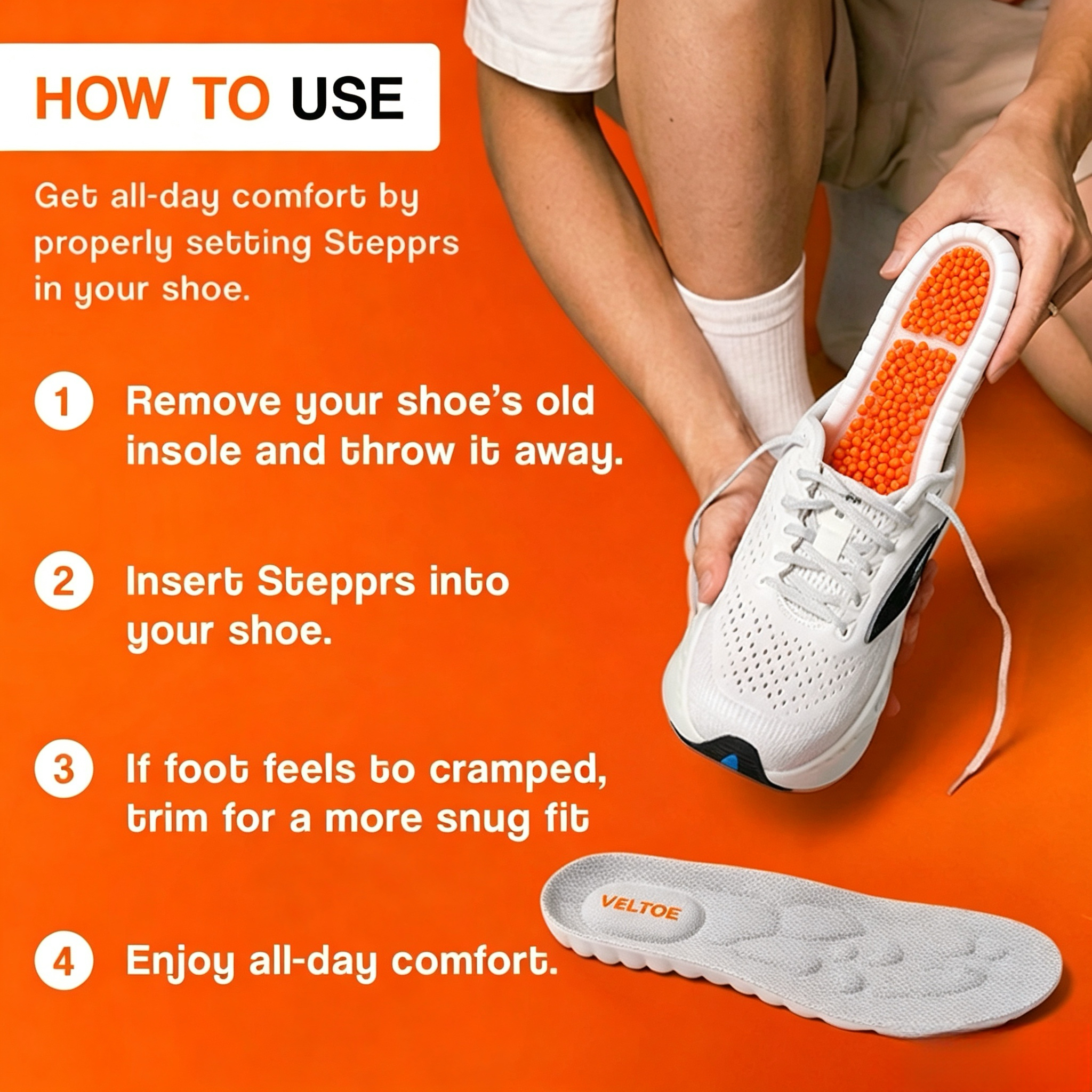 VELTOE Pro 2.0 Massage Insoles