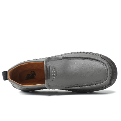 Mens Handcrafted Cowhide Orthopedic Loafers