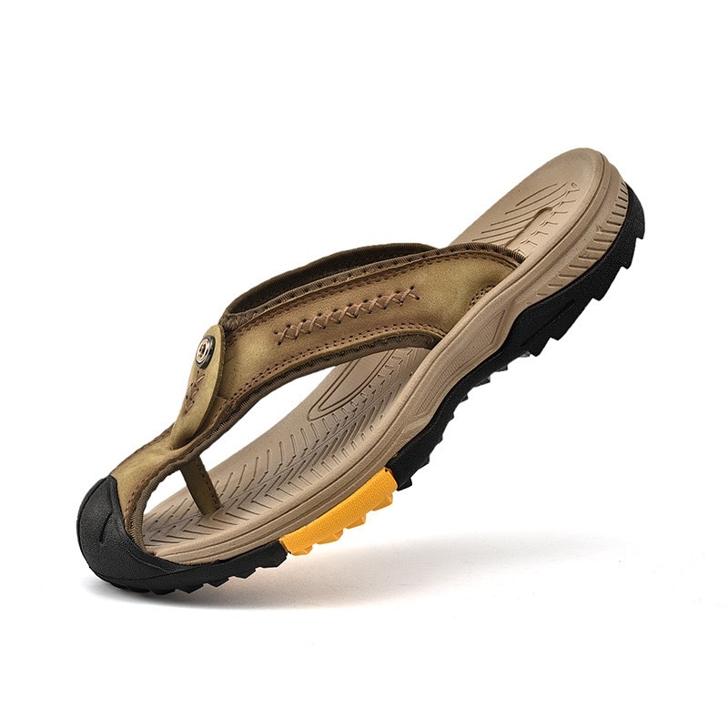 GARB Mens Handmade Cowhide Outdoot Orthopedic Sandals