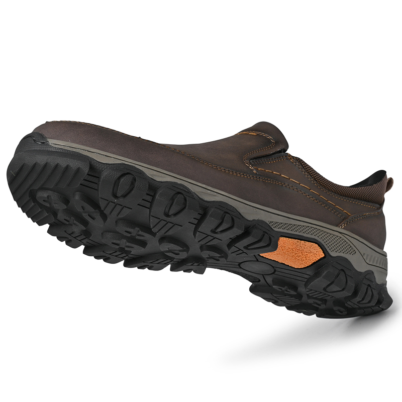 mantraff mens genuine leather orthopedic walking shoes