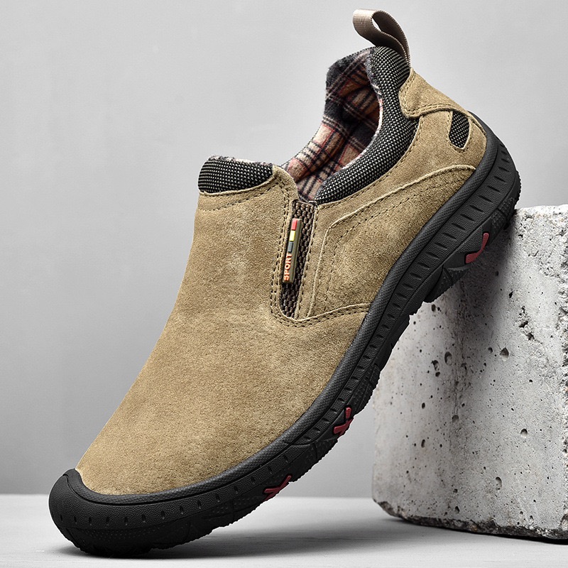 GARB Men's Handcrafted Genuine Leather Orthopedic Outdoor Loafers