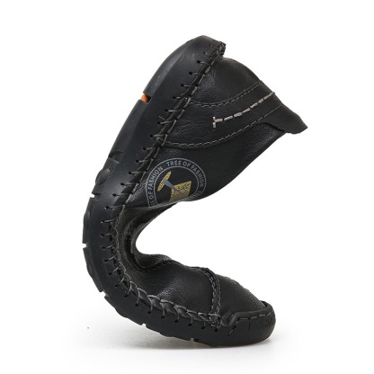 mens handmade cowhide orthopedic loafers