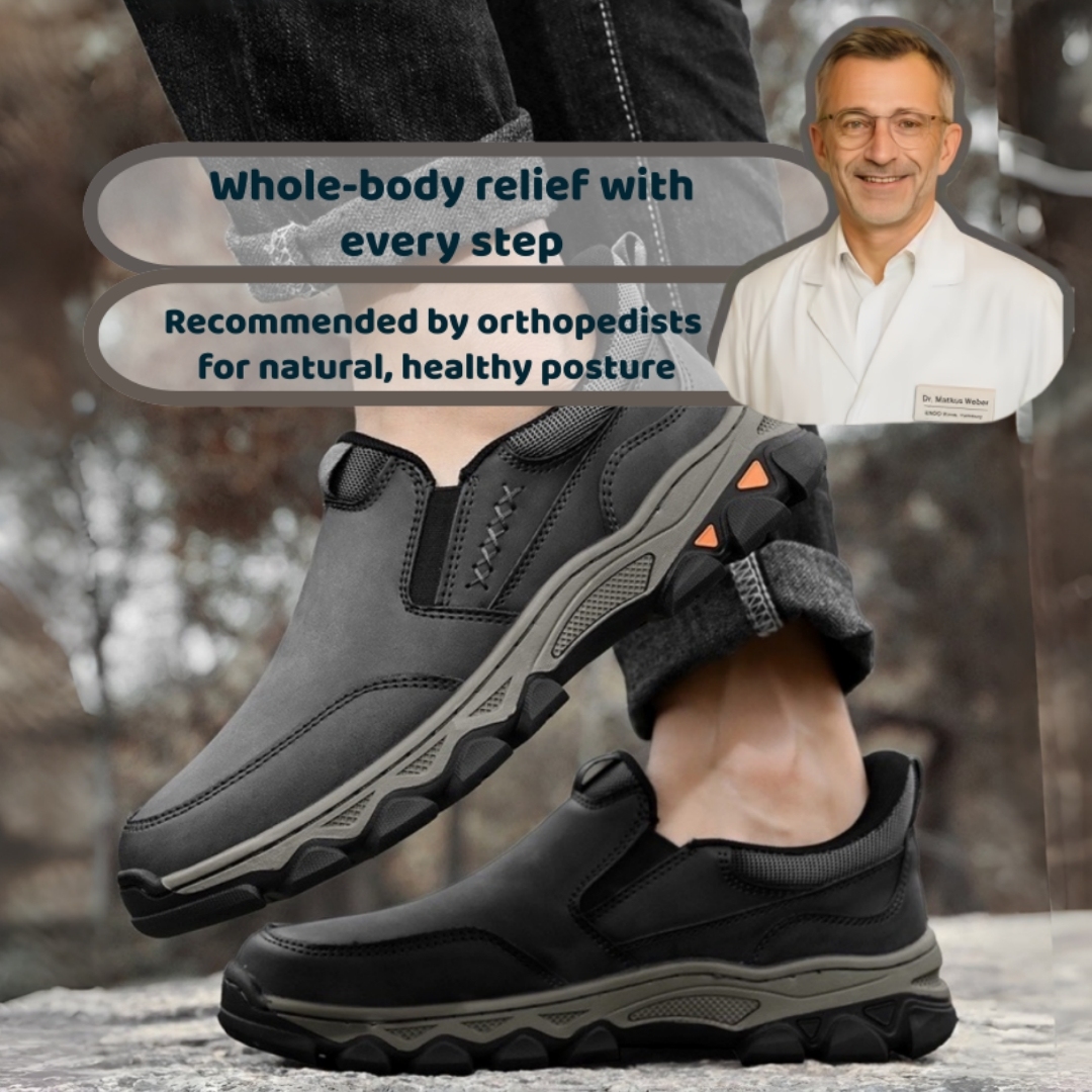 ⏰Last Day! 45% OFF 🔥GARB®Men's Genuine Leather Outdoor Orthopedic shoes