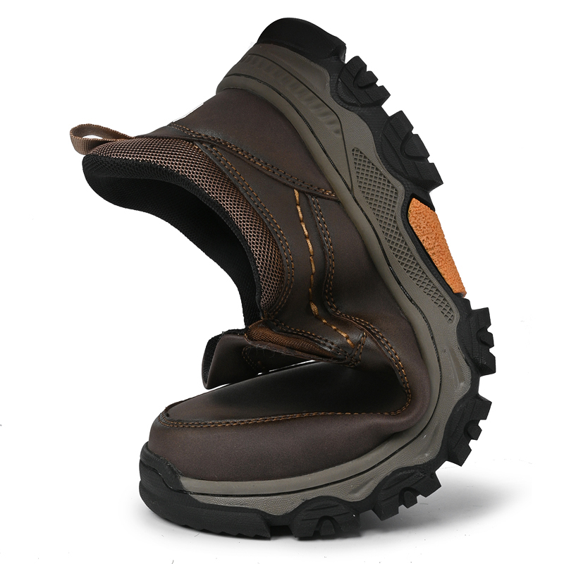 mantraff mens genuine leather orthopedic walking shoes