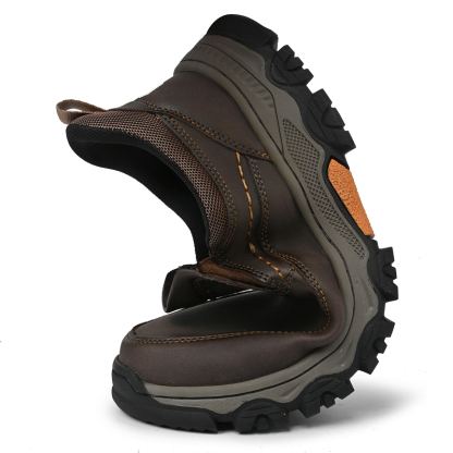 mantraff mens genuine leather orthopedic walking shoes