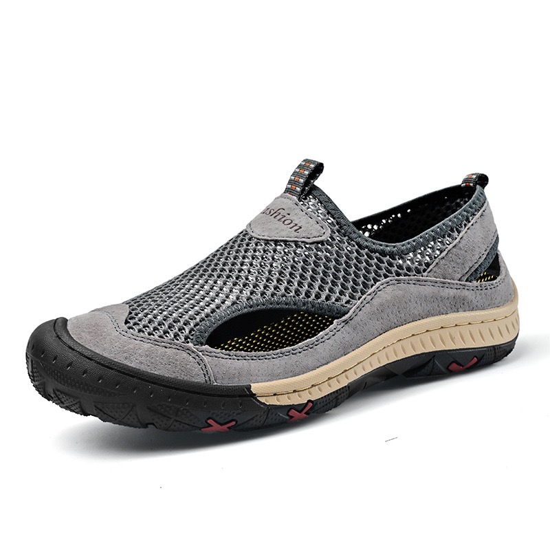 GARB Men's Genuine Leather Breathable Orthopedic Loafers