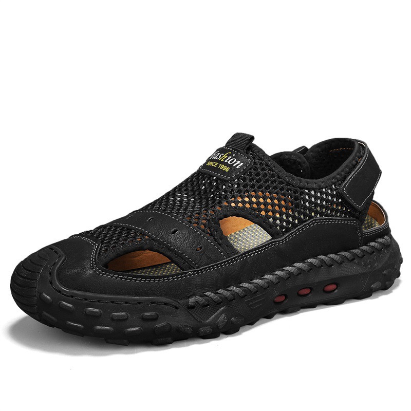 Mens Handmade genuine Leather Breathable Outdoor Sandals By GARB