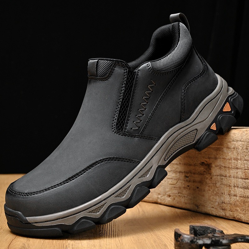 mens handcrafted genuine leather orthopedic walking boots