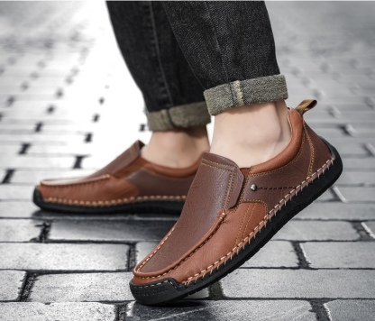 ⏰Last Day!45% OFF 🔥MANTRAFF®Men's Handmade Genuine Leather Orthopedic Walking Shoes