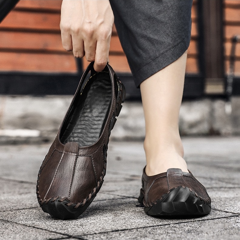⏰Last Day! 45% OFF 🔥VELTOE®Men's Handcrafted Cowhide Breathable Orthopedic Outdoor Sandals