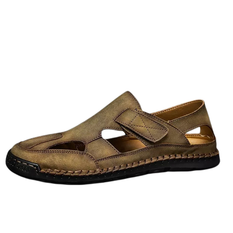 ⏰Last Day! 45% OFF 🔥VELTOE®Men's Handcrafted Cowhide Breathable Orthopedic Outdoor Sandals