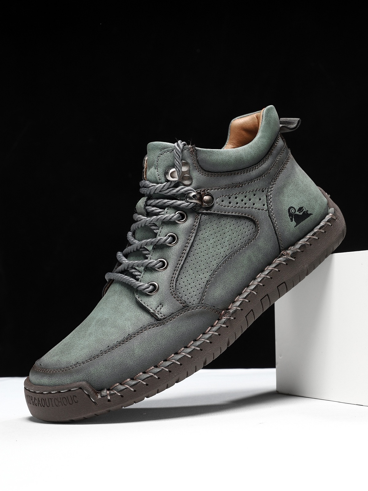 ⏰Last Day! 45% OFF 🔥HIKER®Men's Genuine Leather Outdoor Waterproof Orthopedic Walking Shoes