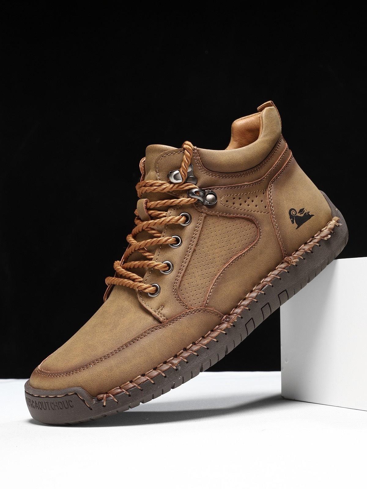 ⏰Last Day! 45% OFF 🔥HIKER®Men's Genuine Leather Outdoor Waterproof Orthopedic Walking Shoes