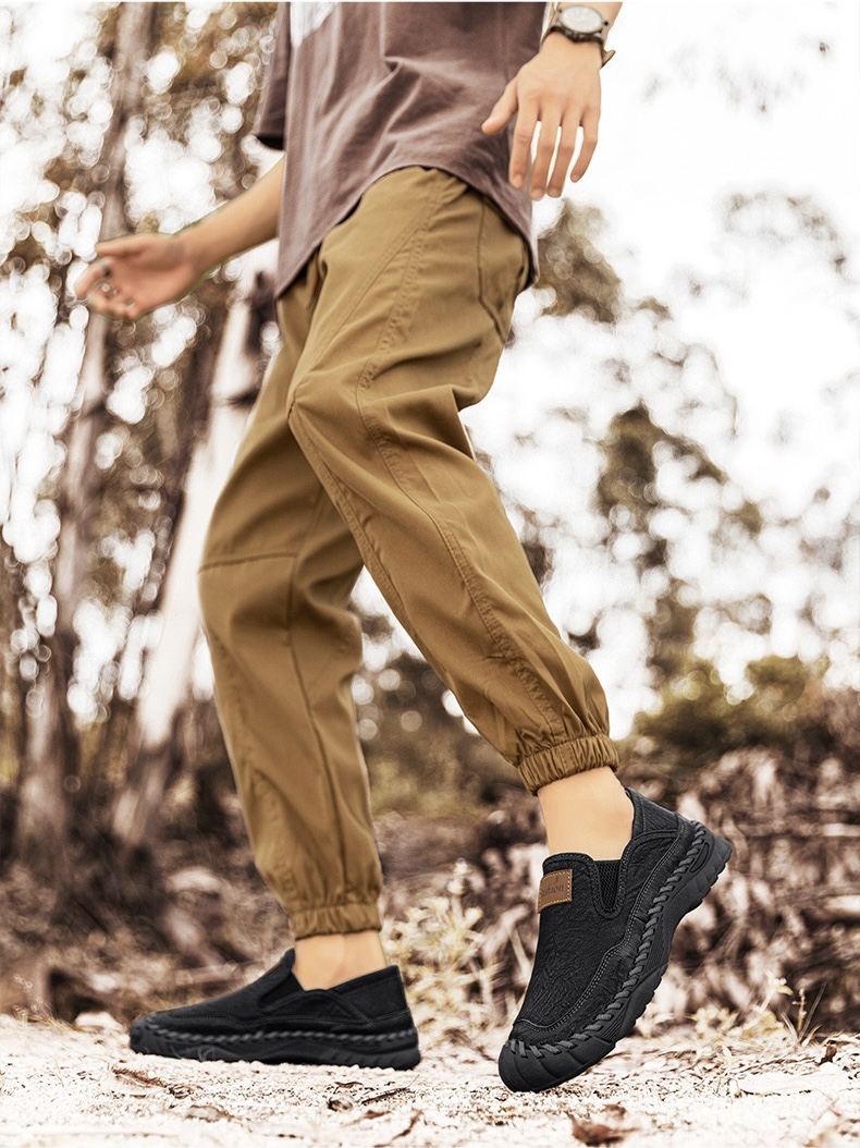 ⏰Last Day! 45% OFF 🔥HIKER®Men's Genuine Leather Outdoor Waterproof Orthopedic Walking Shoes