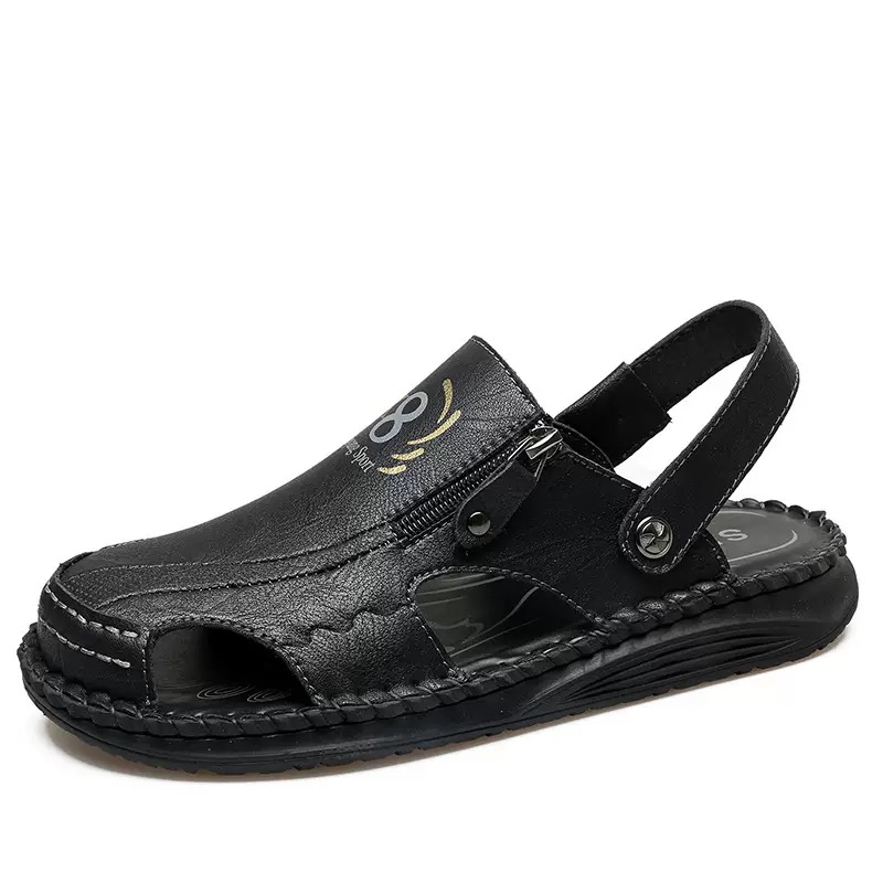 ⏰Last Day! 45% OFF 🔥VELTOE®Men's Handcrafted Cowhide Breathable Orthopedic Outdoor Sandals