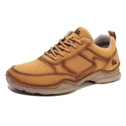 ⏰Last Day! 45% OFF 🔥HIKER®Men's Genuine Leather Outdoor Waterproof Orthopedic Walking Shoes
