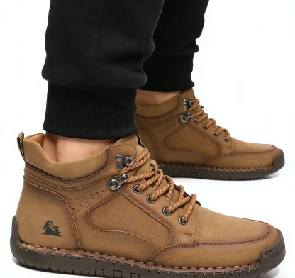 ⏰Last Day! 45% OFF 🔥HIKER®Men's Genuine Leather Outdoor Waterproof Orthopedic Walking Shoes