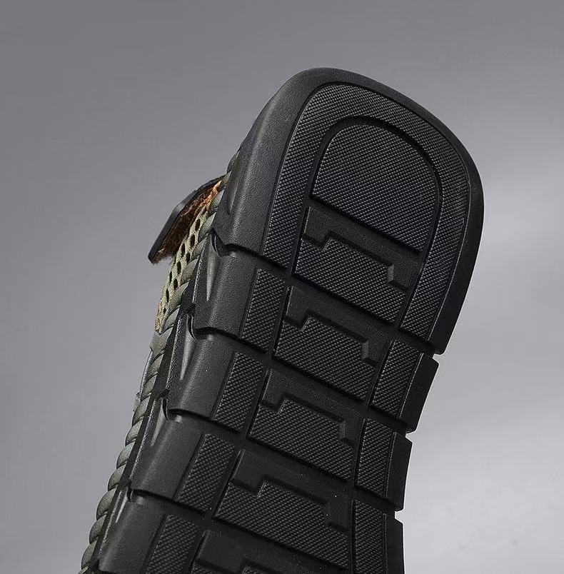⏰Last Day! 45% OFF  🔥VELTOE ®Men's Handmade Genuine Leather Breathable Orthopedic Slip-on Sandals