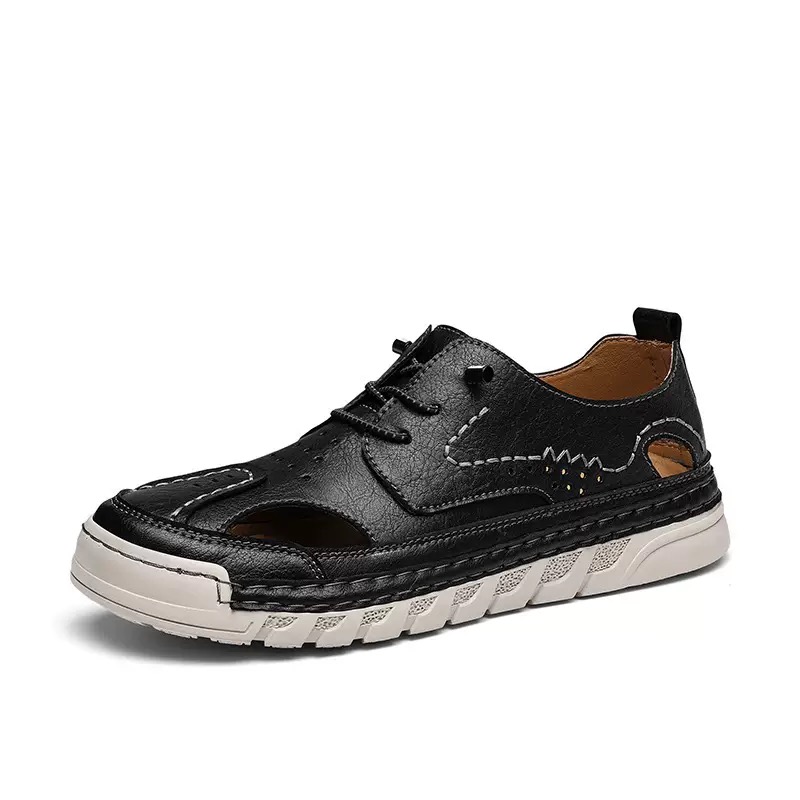 ⏰Last Day! 45% OFF 🔥VELTOE®Men's Handcrafted Cowhide Breathable Orthopedic Outdoor Sandals