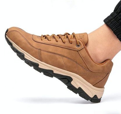 ⏰Last Day! 45% OFF 🔥HIKER®Men's Genuine Leather Outdoor Waterproof Orthopedic Walking Shoes