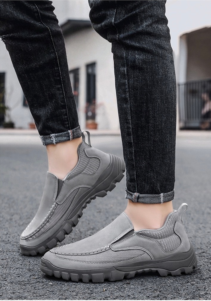 ⏰Last Day! 45% OFF 🔥HIKER®Men's Genuine Leather Outdoor Waterproof Orthopedic Walking Shoes