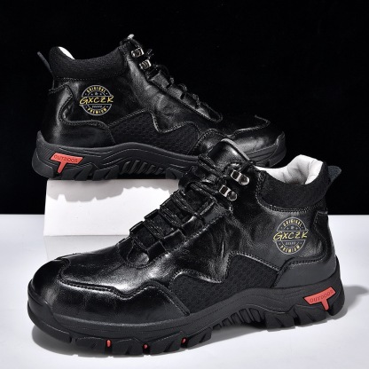 ⏰Last Day! 45% OFF 🔥VELTOE®Men's Genuine Leather Outdoor Waterproof Orthopedic Walking Shoes