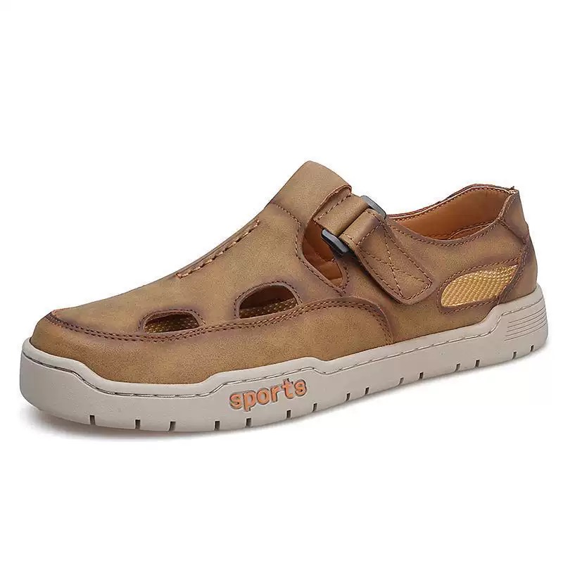 ⏰Last Day! 45% OFF 🔥VELTOE®Men's Handcrafted Cowhide Breathable Orthopedic Outdoor Sandals