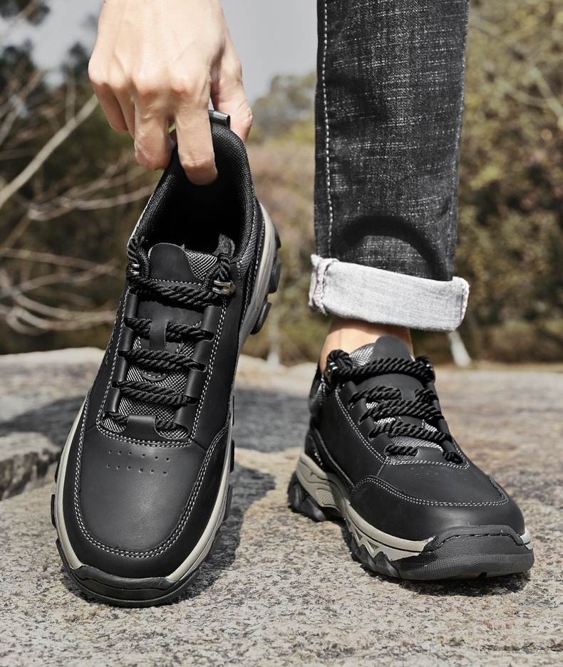 ⏰Last Day! 45% OFF 🔥VELTOE®Men's Genuine Leather Outdoor Waterproof Orthopedic Walking Shoes