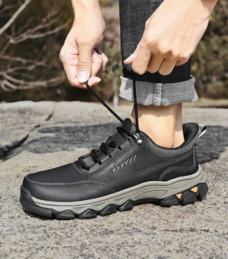 ⏰Last Day! 45% OFF 🔥VELTOE®Men's Genuine Leather Outdoor Waterproof Orthopedic Walking Shoes