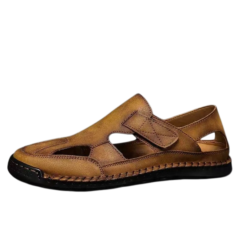 ⏰Last Day! 45% OFF 🔥VELTOE®Men's Handcrafted Cowhide Breathable Orthopedic Outdoor Sandals