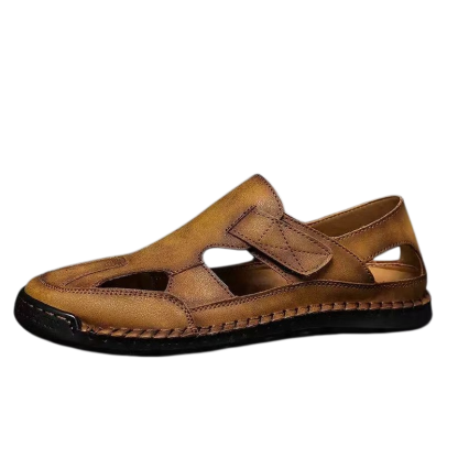 ⏰Last Day! 45% OFF 🔥VELTOE®Men's Handcrafted Cowhide Breathable Orthopedic Outdoor Sandals