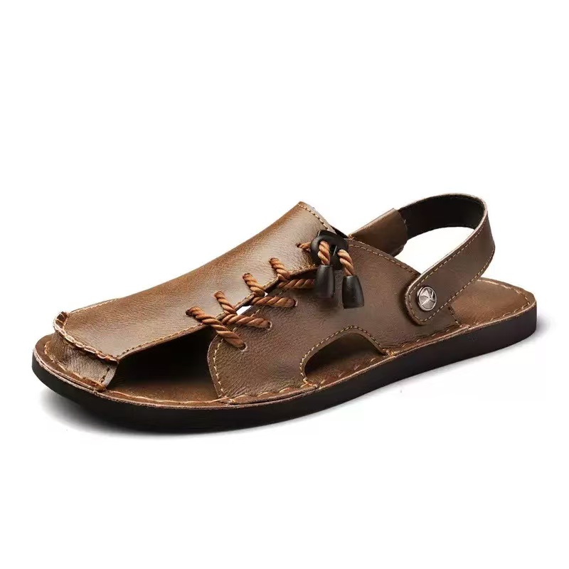 ⏰Last Day! 45% OFF 🔥VELTOE®Men's Handcrafted Cowhide Breathable Orthopedic Outdoor Sandals