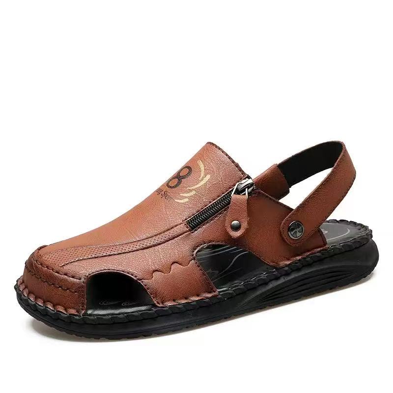 ⏰Last Day! 45% OFF 🔥VELTOE®Men's Handcrafted Cowhide Breathable Orthopedic Outdoor Sandals