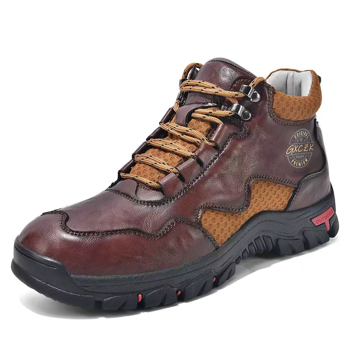 ⏰Last Day! 45% OFF 🔥VELTOE®Men's Genuine Leather Outdoor Waterproof Orthopedic Walking Shoes