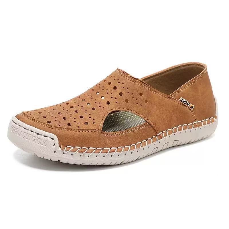 ⏰Last Day! 45% OFF 🔥VELTOE®Men's Genuine Leather Orthopedic Outdoor Breathable Sandals