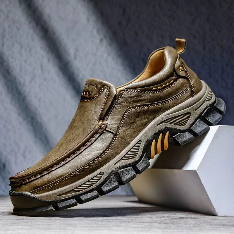 ⏰Last Day!45% OFF 🔥MANTRAFF®Men's Handmade Genuine Leather Orthopedic Walking Shoes