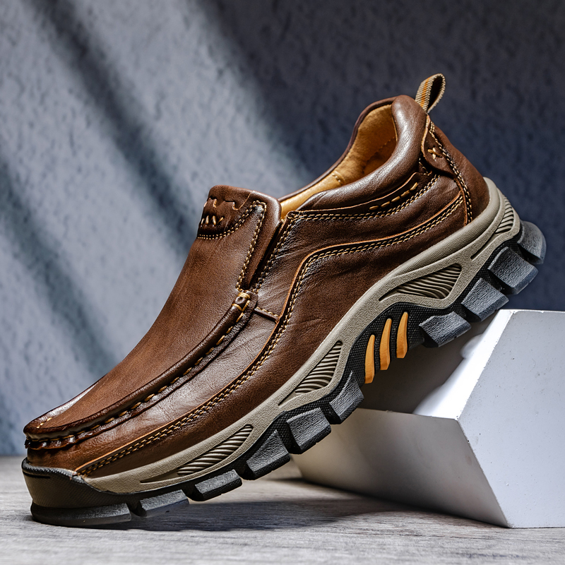 ⏰Last Day!45% OFF 🔥MANTRAFF®Men's Handmade Genuine Leather Orthopedic Walking Shoes