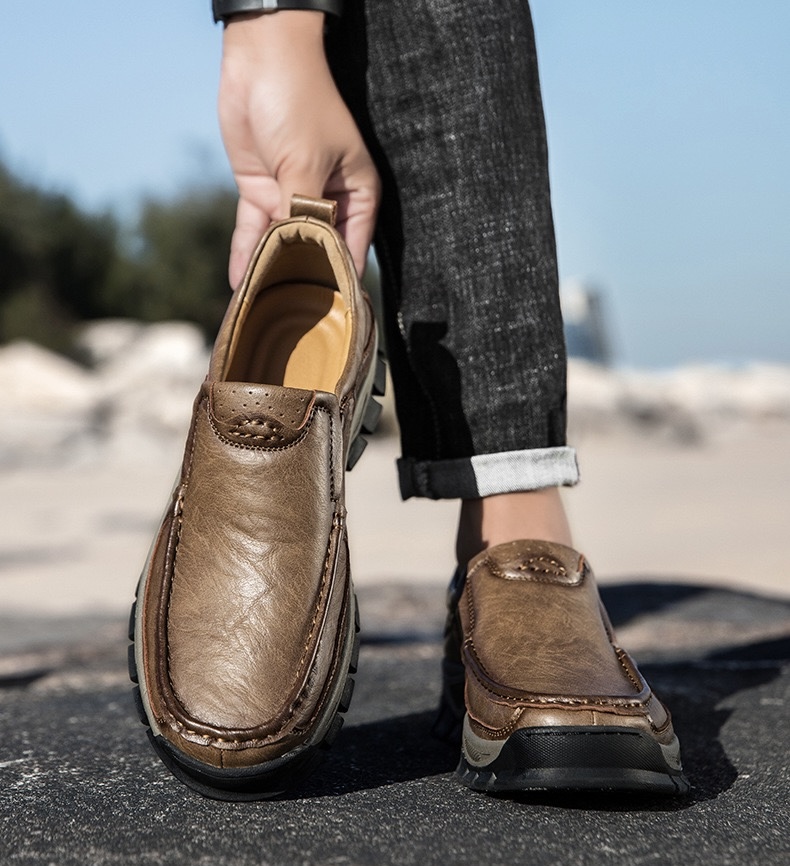 ⏰Last Day! 45% OFF 🔥MANTRAFF®Men's Handmade Genuine Leather Orthopedic Walking shoes