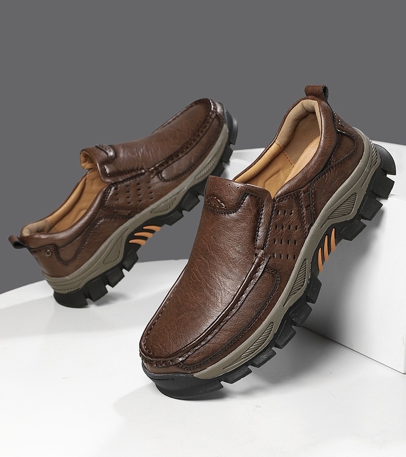 ⏰Last Day! 45% OFF 🔥MANTRAFF®Men's Handmade Genuine Leather Orthopedic Walking shoes