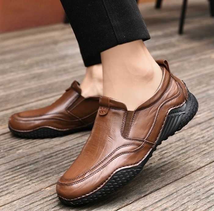 ⏰Last Day!45% OFF 🔥MANTRAFF®Men's Handmade Genuine Leather Orthopedic Walking Shoes
