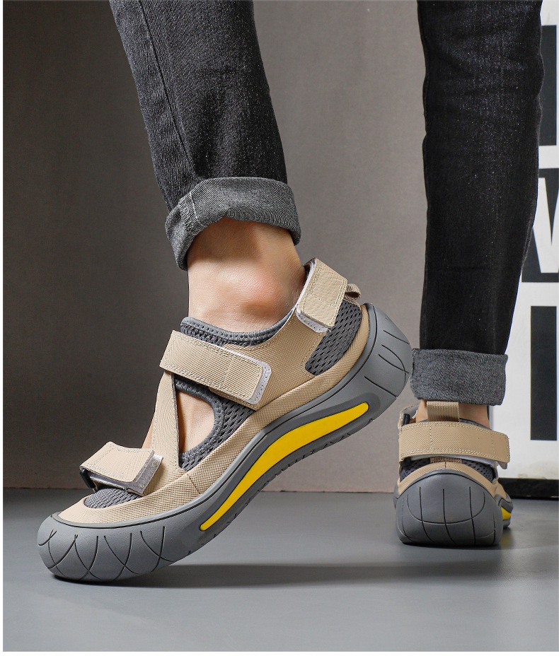 ⏰Last Day! 45% OFF 🔥VELTOE®Men's Handcrafted Cowhide Breathable Orthopedic Outdoor Sandals