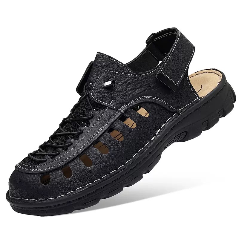 ⏰Last Day! 45% OFF 🔥VELTOE®Men's Handcrafted Cowhide Breathable Orthopedic Outdoor Sandals