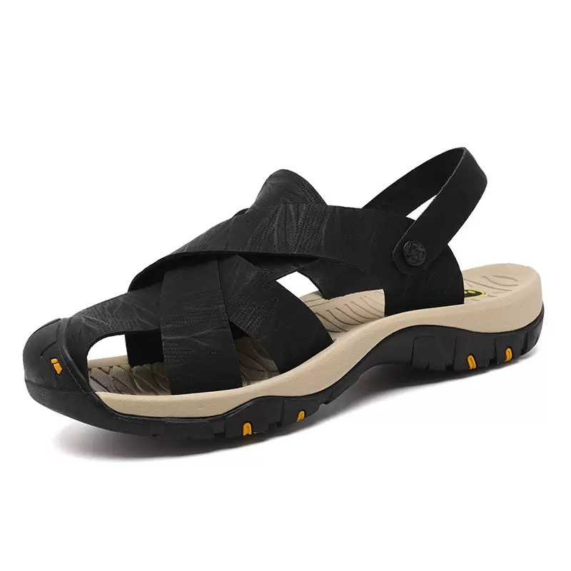 ⏰Last Day! 45% OFF 🔥VELTOE®Men's Handcrafted Cowhide Breathable Orthopedic Outdoor Sandals