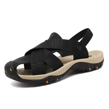 ⏰Last Day! 45% OFF 🔥VELTOE®Men's Handcrafted Cowhide Breathable Orthopedic Outdoor Sandals